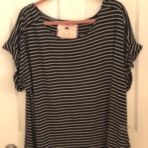 Striped Black and White Shirt